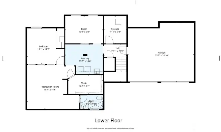 Lower Floor Plan.