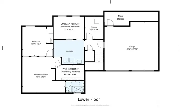 Lower Floor Plan.