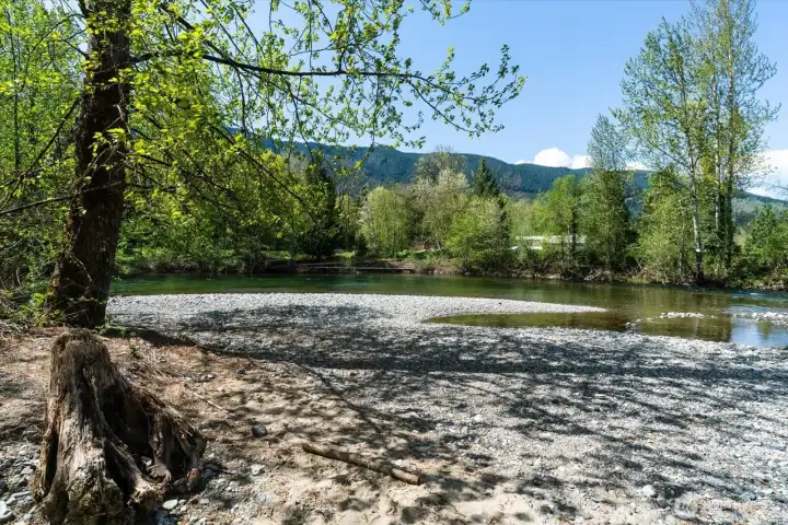 Potential opportunity to purchase gorgeous 2nd one acre parcel with river frontage and access, with purchase of 10.28 Acre Parcel. (Not for sale seperately)