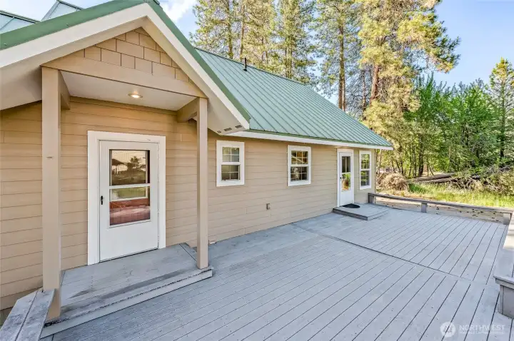 Back yard deck