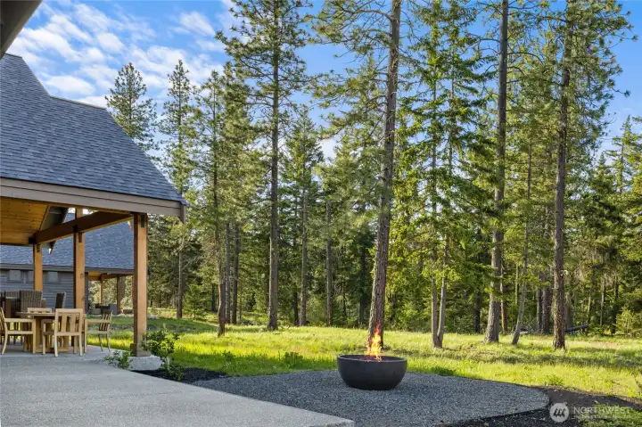A gas firepit extends the enjoyment of this outdoor retreat through all four seasons, creating the perfect gathering place for cozy evenings with friends. Enjoy the warmth, ambiance, and simple pleasure of sharing stories around the fire beneath the stars. A gas firepit extends the enjoyment of this outdoor retreat through all four seasons, creating the perfect gathering place for cozy evenings with friends. Enjoy the warmth, ambiance, and simple pleasure of sharing stories around the fire beneath the stars.