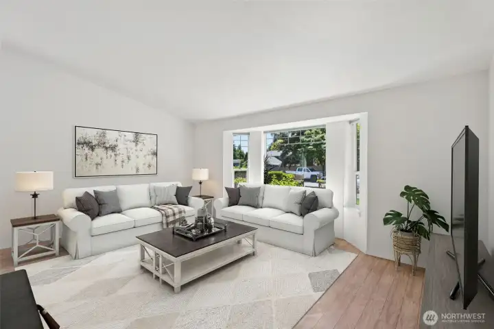 Staged Living Room
