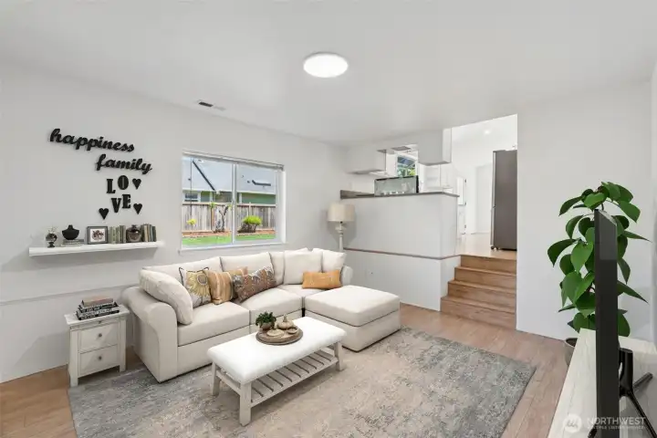 Staged Family/Bonus Room