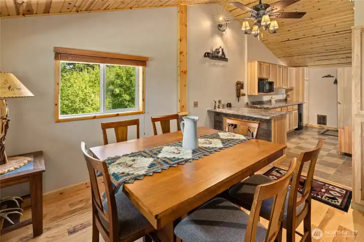 Dining space.
