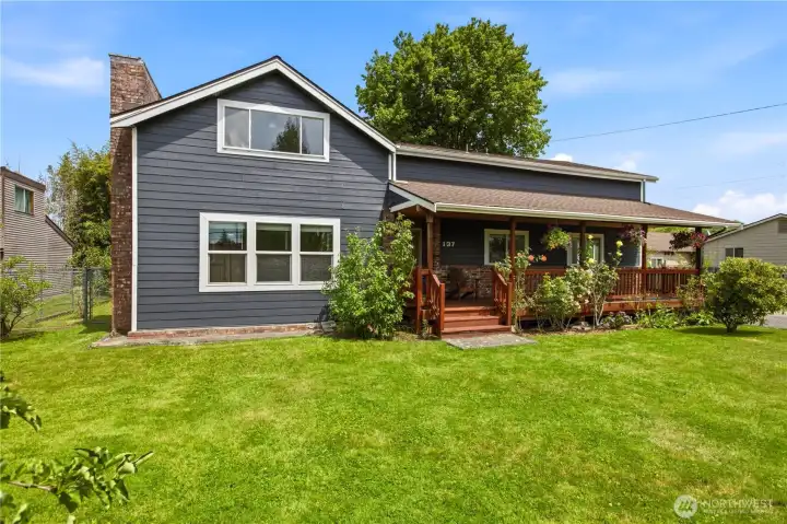 Arrive home to a property that offers room to live, work, and play.
