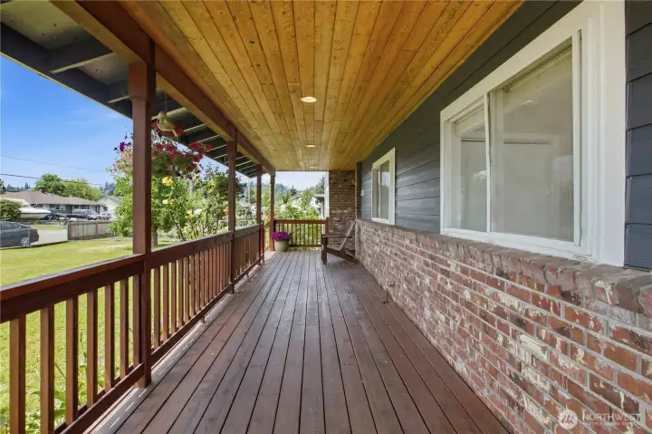 The kind of front porch that quickly becomes your favorite place to unwind.