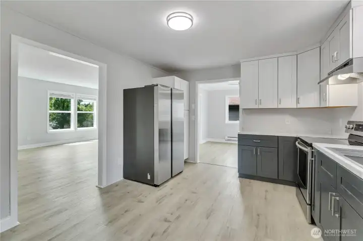 A kitchen designed to support busy mornings and special occasions.