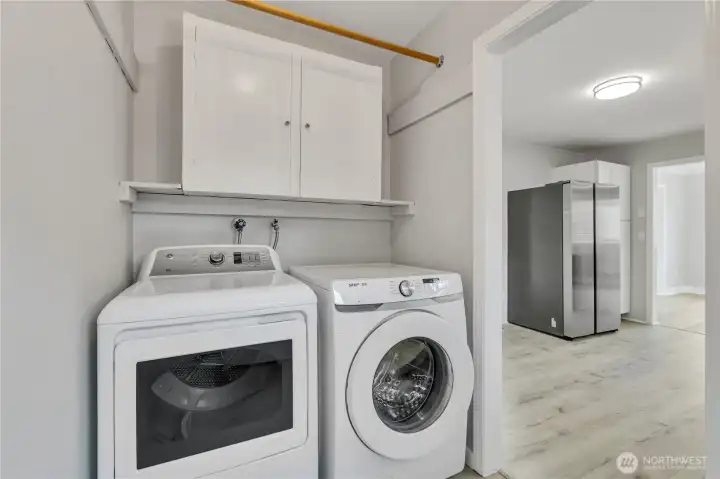 Laundry area.