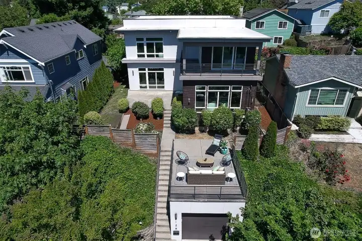 Built in 2014, this South Seattle home's modern architecture stands out amongst its neighbors! Built in 2014, this South Seattle home's modern architecture stands out amongst its neighbors!