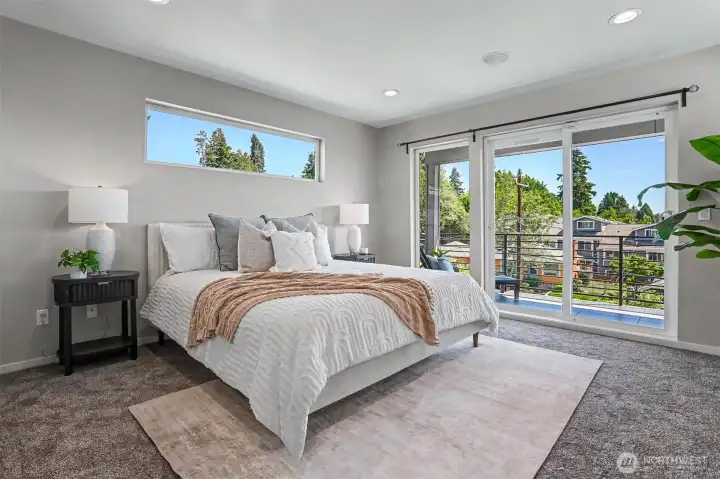 Primary Bedroom features a wraparound balcony Primary Bedroom features a wraparound balcony