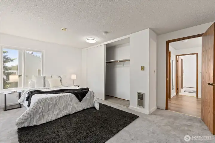 2nd Bedroom + Large windows