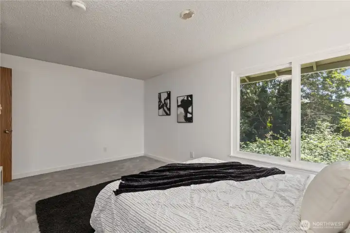 2nd Bedroom + Large windows