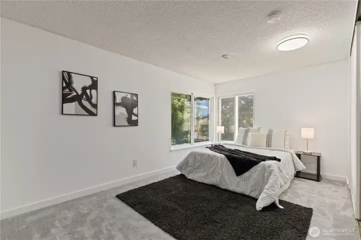 2nd Bedroom + Large windows