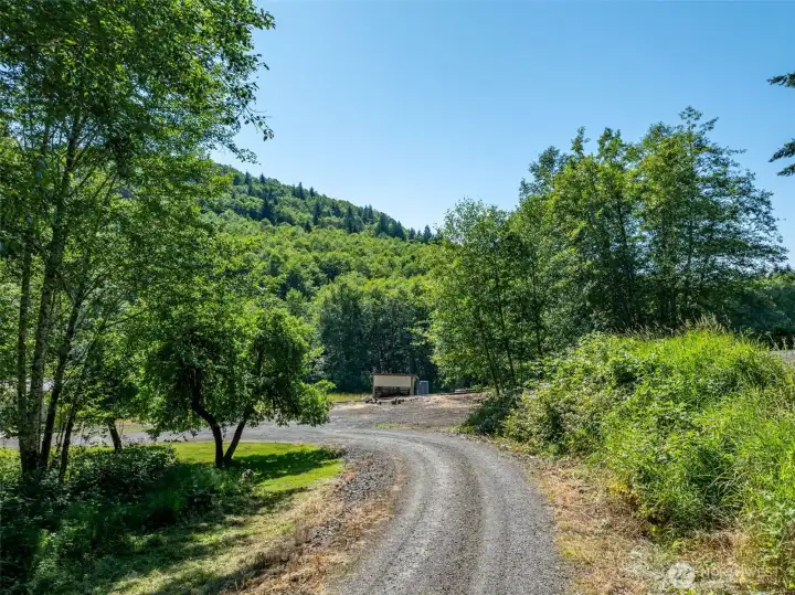 End of a Quiet country road