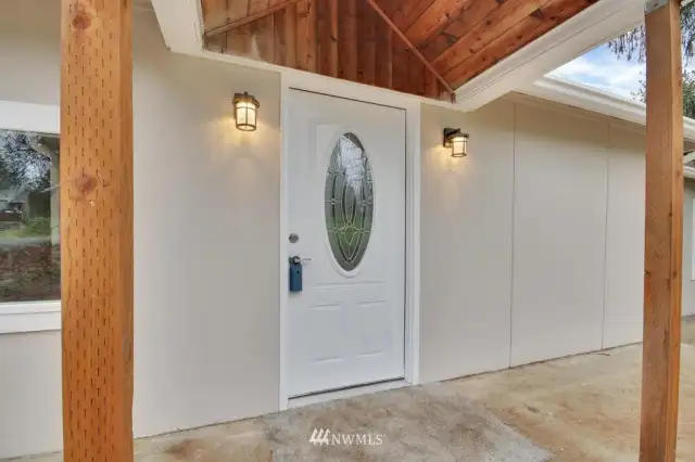 Nice covered Entry!