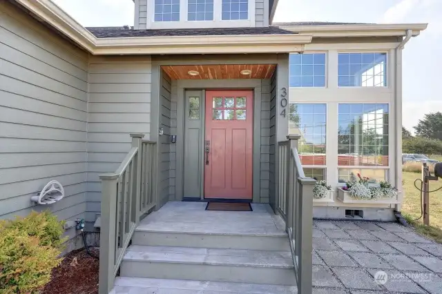 Welcome home. This is the main entrance to your new home.