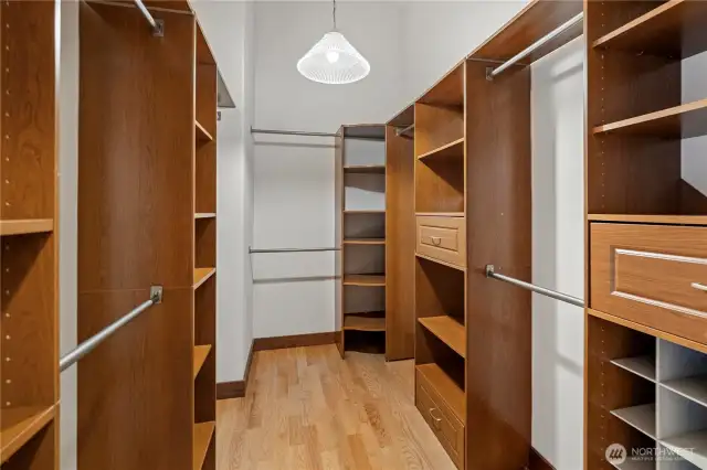 Primary Walk in closet