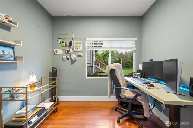 second bedroom currently used as a home office