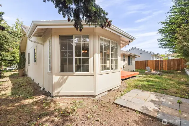 Southwest corner of Backyard