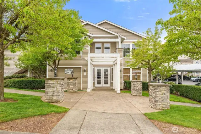 Clubhouse entrance
