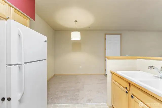 Kitchen Fridge and sink