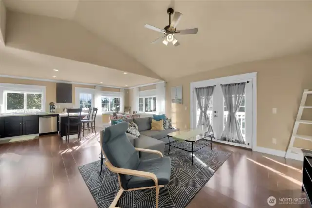 Living area in that apt.