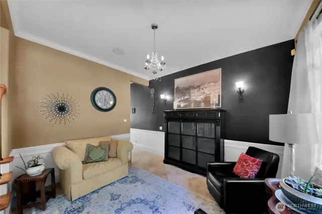 Main floor sitting room. . .