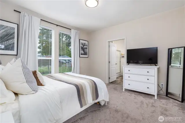 Beautiful primary bedroom
