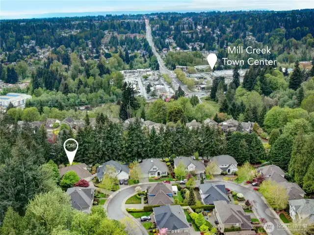 One mile from Mill Creek Town Center.