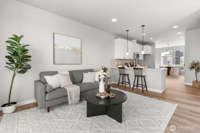 Photographs are for illustrative purposes only. Features, finishes, interior/exterior colors, landscaping and floorplan shown may vary from actual homes built.