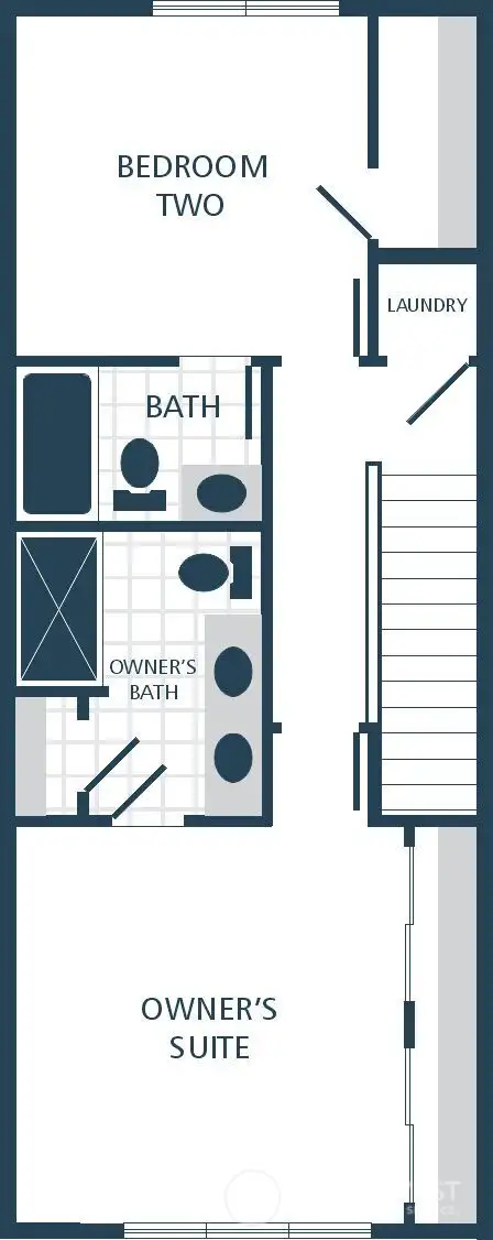 IMAGE IS A RENDERING Photographs are for illustrative purposes only. Features, finishes, interior/exterior colors, landscaping and floorplan shown may vary from actual homes built.