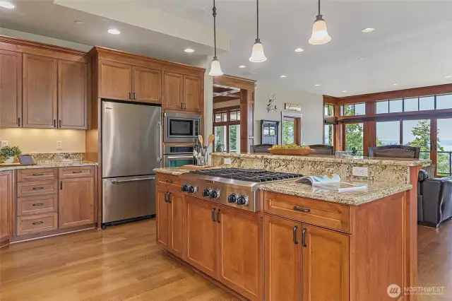 The kitchen is ready.