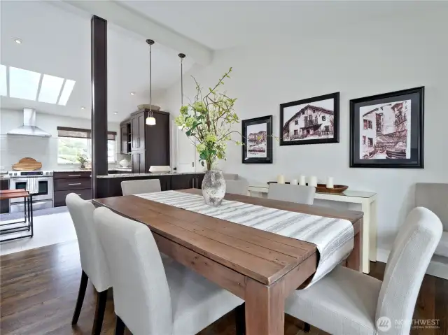 Main level dining living room