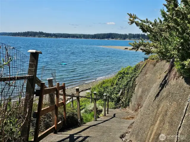 Concrete Pathway Beach Access