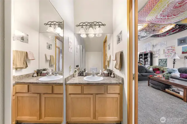 Half bathroom on the main floor