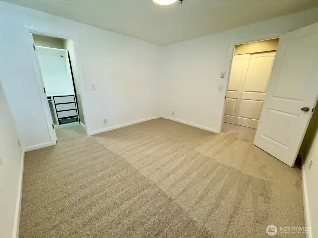 Bedroom #2 with walk in closet