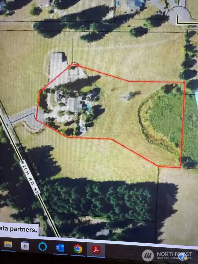 Property Lines are an estimate but gives you a general idea of this beautiful Estate. 3 surrounding lots (Lots 2, 3, 4 are also available to the buyer)