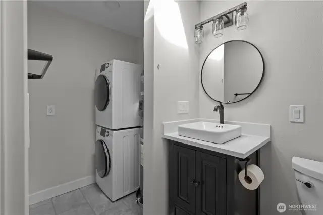 Utility room attached to the bathroom