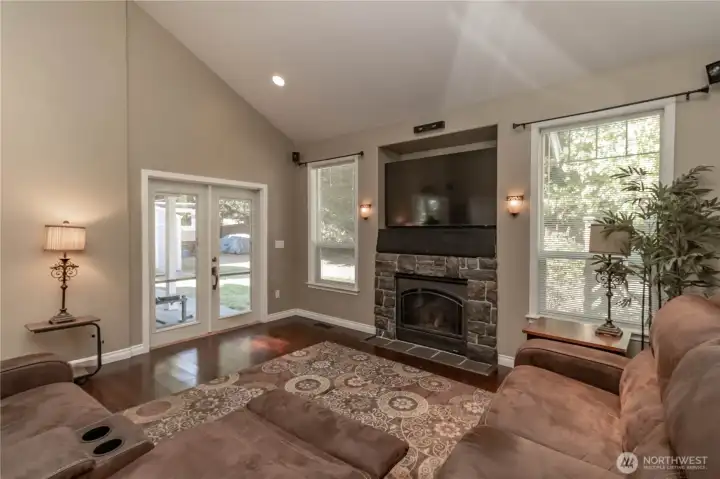 Vaulted architecture adds drama and openness.