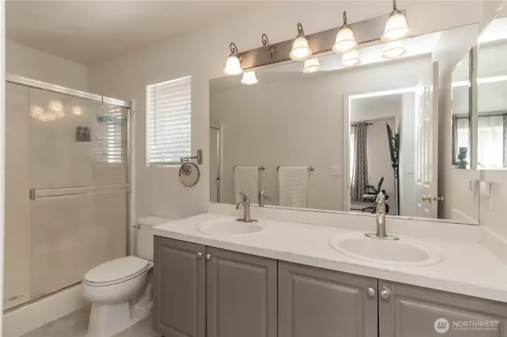 Modern touches with a clean, serene feel.