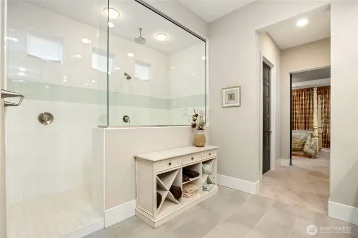 Primary luxury spa shower