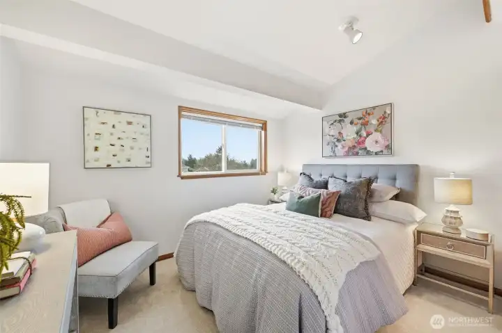 1 of 3 bedrooms upstairs