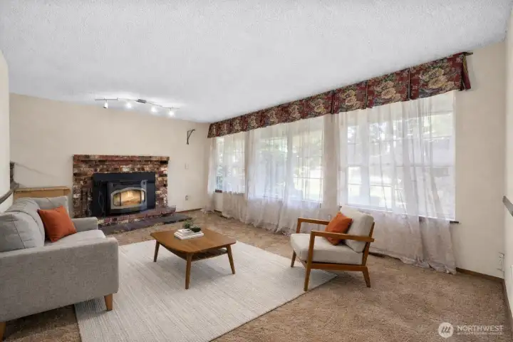 Virtual Staged Living Room