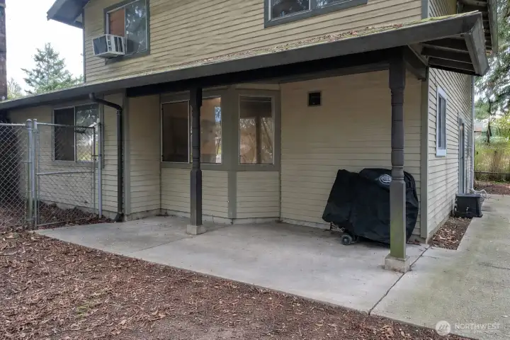 Covered outdoor space