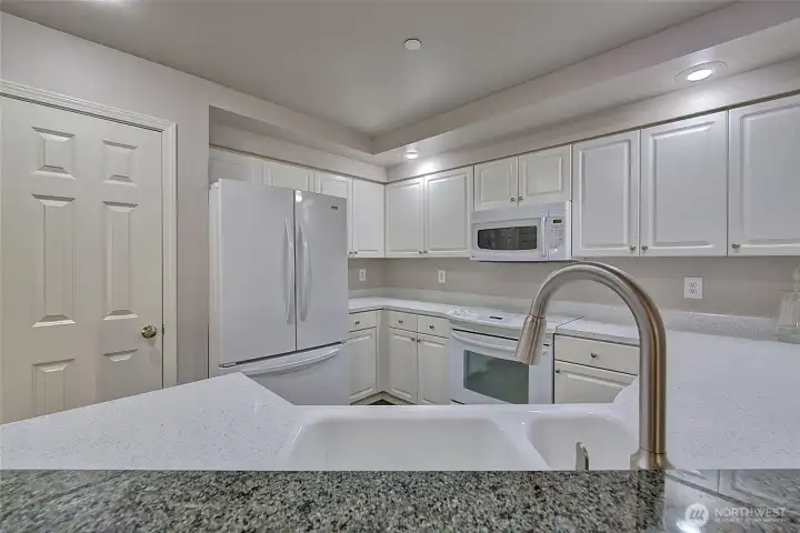 View from breakfast bar.