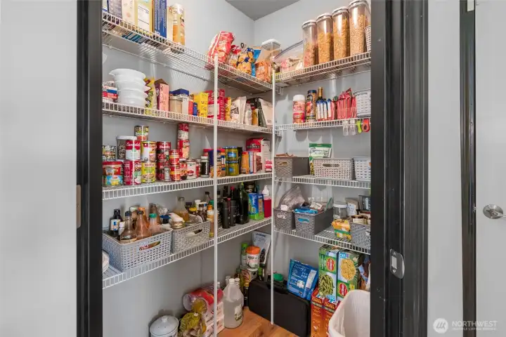 Walk In Pantry off Kitchen