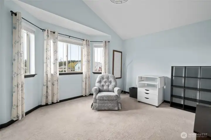 Large, Sun Filled Craft Room Next to the Primary Bedroom.