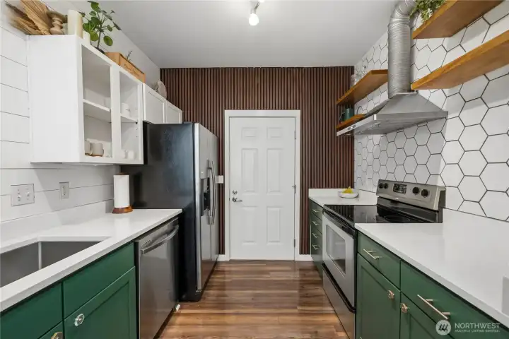 Designer touches of ship lap and tile Designer touches of ship lap and tile