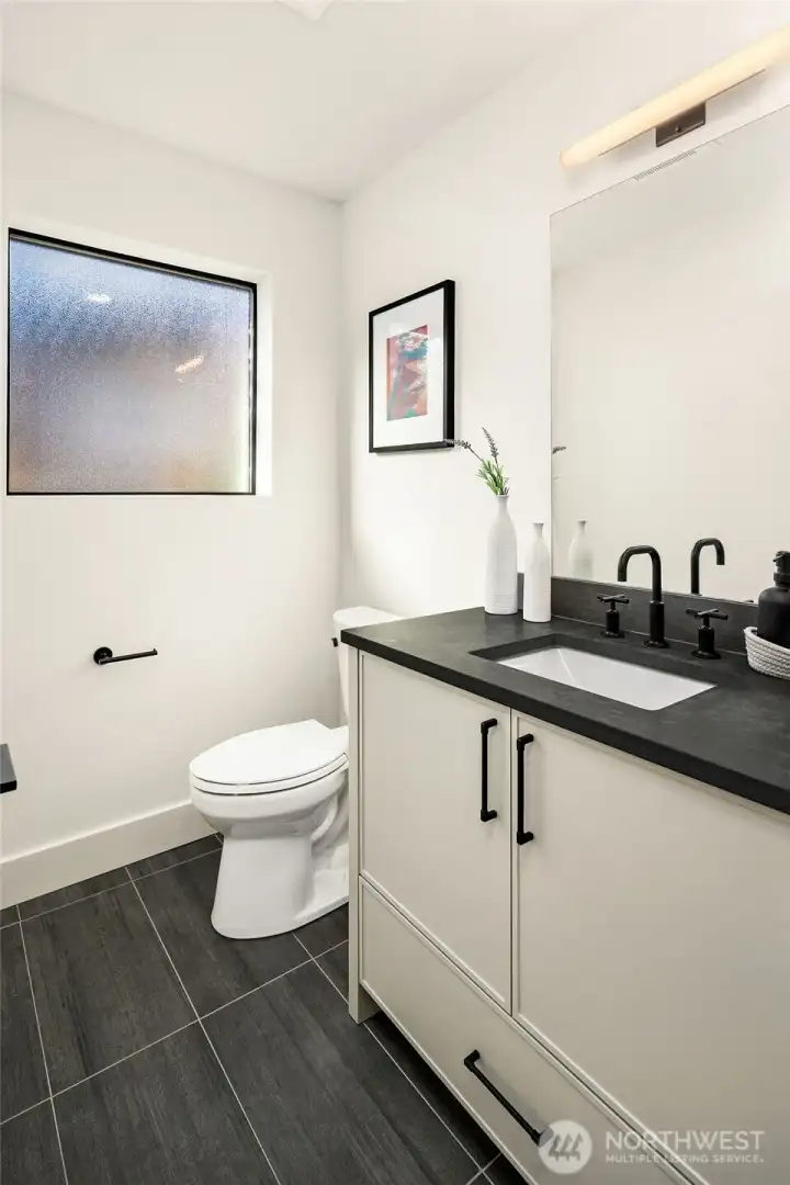 Bathroom on lower level Bathroom on lower level