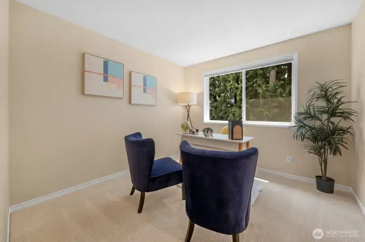 4th bedroom currently used as an office.